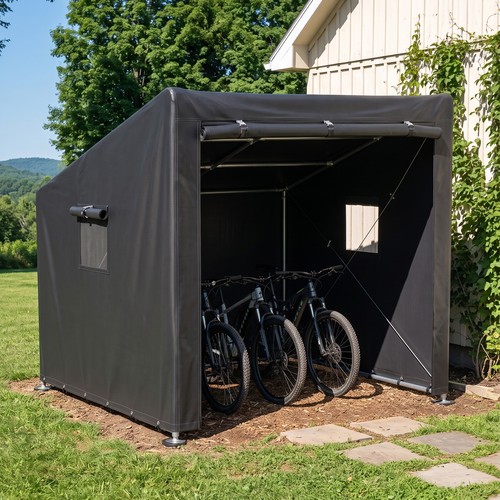 Garden shed bike - bike, storage