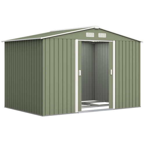 6ft metal garden shed - metal,
