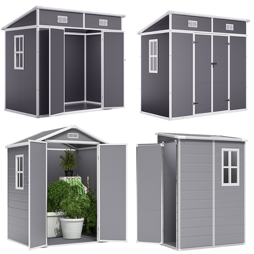 Outdoor garden plastic shed - garden,