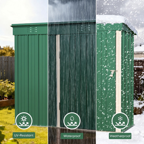 5x3 metal garden shed - 5x3,