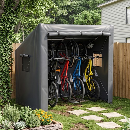 Outdoor garden storage shed - garden,