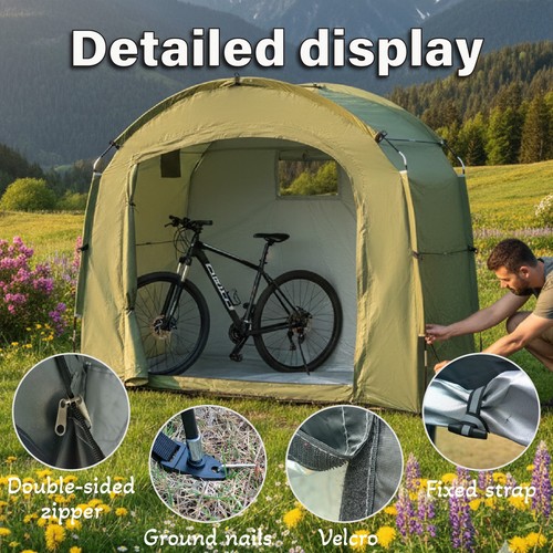 Garden storage shelter bike - shelter,