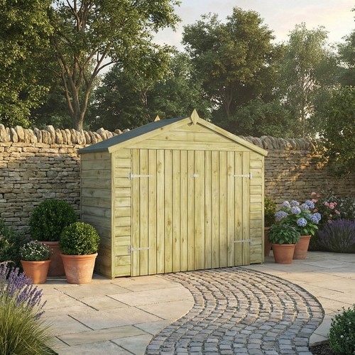 Wooden garden bike - 3, shed