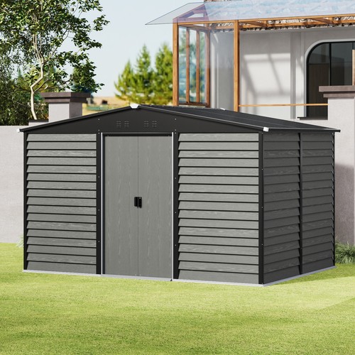 Metal garden shed 8x7ft 10x8ft - 8x7ft,