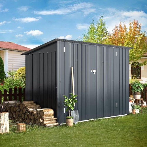 Metal garden storage shed - metal,
