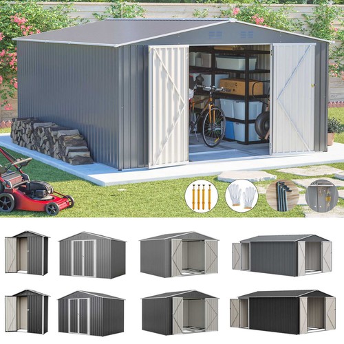 Birchtree garden shed - shed, metal