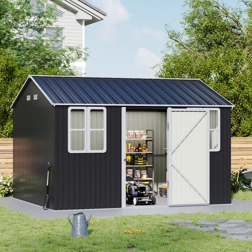 12x10ft garden shed outdoor - shed,