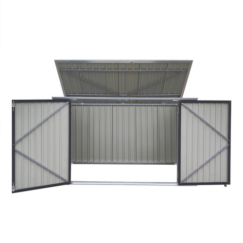 Galvanized metal large storage - galvanized,