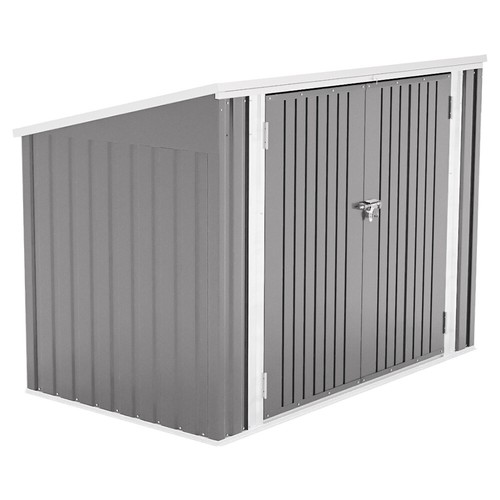 Outdoor lockable bicycle shed - outdoor,