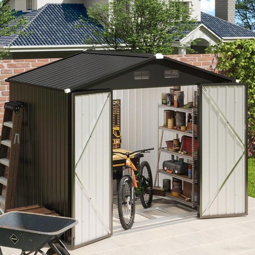 6x4 metal garden shed - , ft