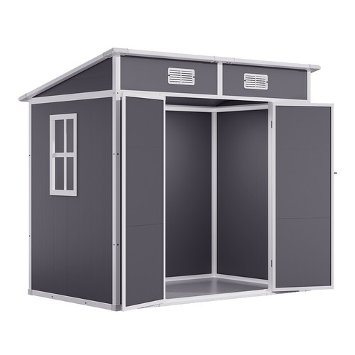 Plastic garden storage shed - plastic,
