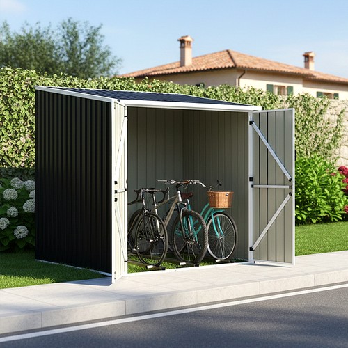 Metal garden shed - metal,