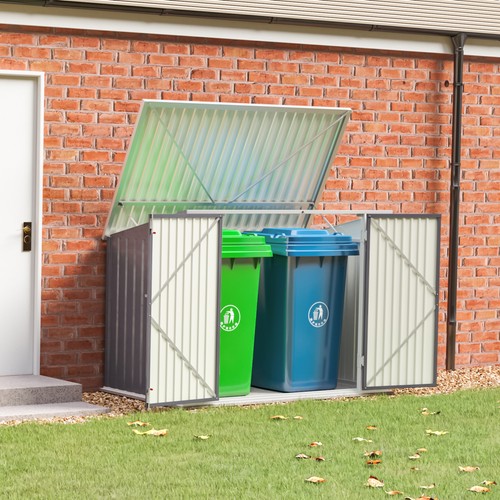 Outdoor lockable bike - lockable, shed